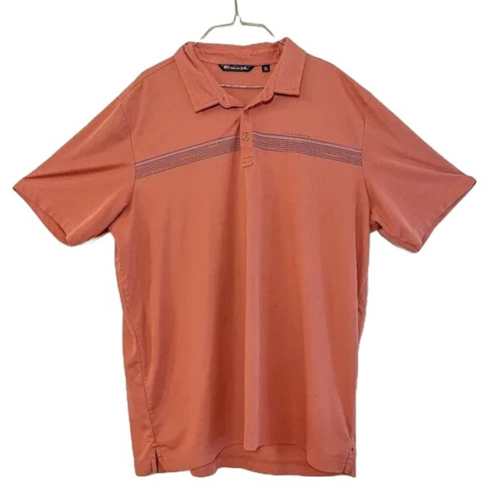 Travis Mathew Copper Dry Dock Polo Men's Size XL NWOT Hard Rock Golf Club